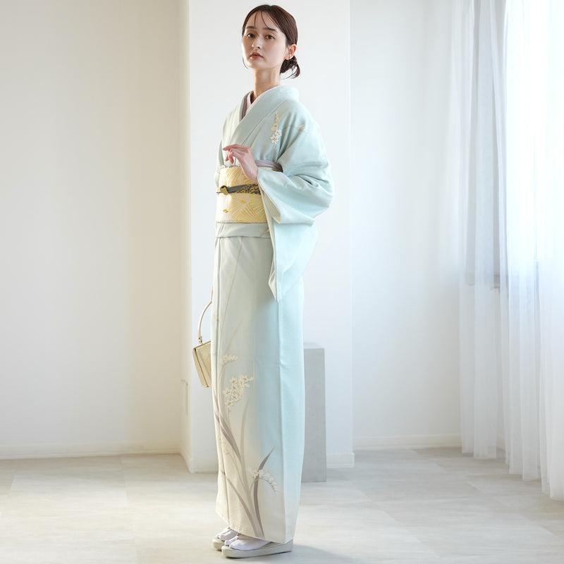 【レンタル】訪問着 着物セット きもの フォーマル 結婚式 卒業式 お茶会 食事会 七五三 お宮参り 往復送料無料（1040601400）