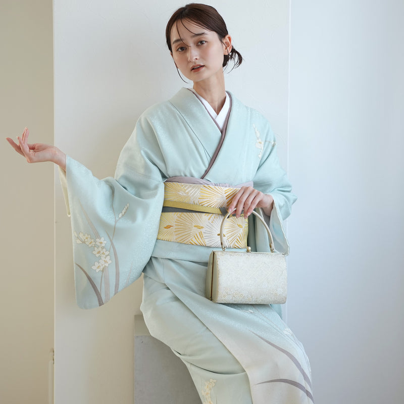 【レンタル】訪問着 着物セット きもの フォーマル 結婚式 卒業式 お茶会 食事会 七五三 お宮参り 往復送料無料（1040601400）