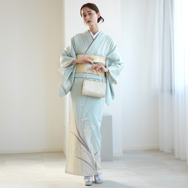 【レンタル】訪問着 着物セット きもの フォーマル 結婚式 卒業式 お茶会 食事会 七五三 お宮参り 往復送料無料（1040601400）