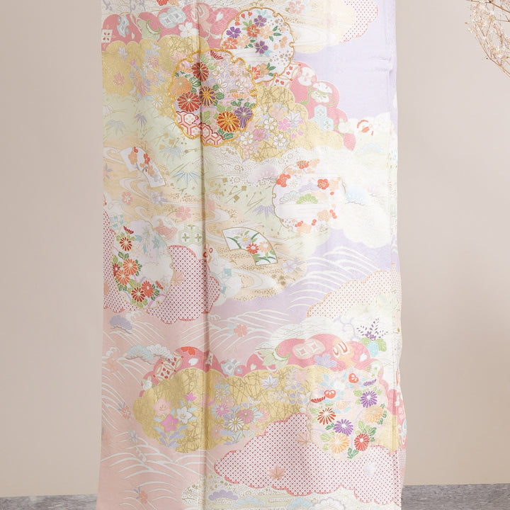 訪問着 セット4点 a202e 正絹　入学式　結婚式　七五三　お宮参り 訪問着4点フルセット 163c 正絹 七五三 お宮参り 結婚式 - メルカリ