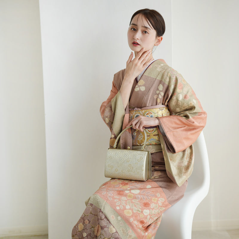 【レンタル】訪問着 着物セット きもの 正絹 フォーマル 結婚式 卒業式 お茶会 食事会 七五三 お宮参り 往復送料無料（1040604300）※2025年10～11月予約空き無し