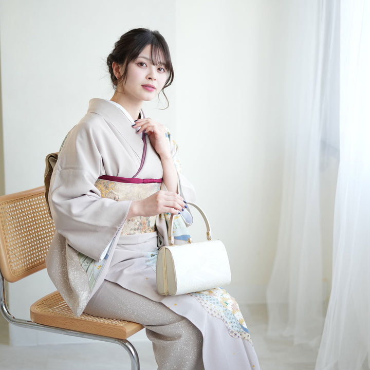 レンタル】訪問着 着物セット きもの 正絹 フォーマル 結婚式