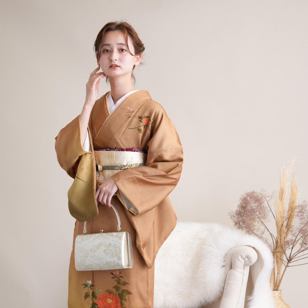 レンタル】訪問着 着物セット きもの 小さいサイズ フォーマル 結婚式