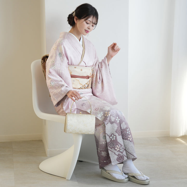 レンタル】訪問着 着物セット きもの フォーマル 結婚式 卒業式 お茶会 