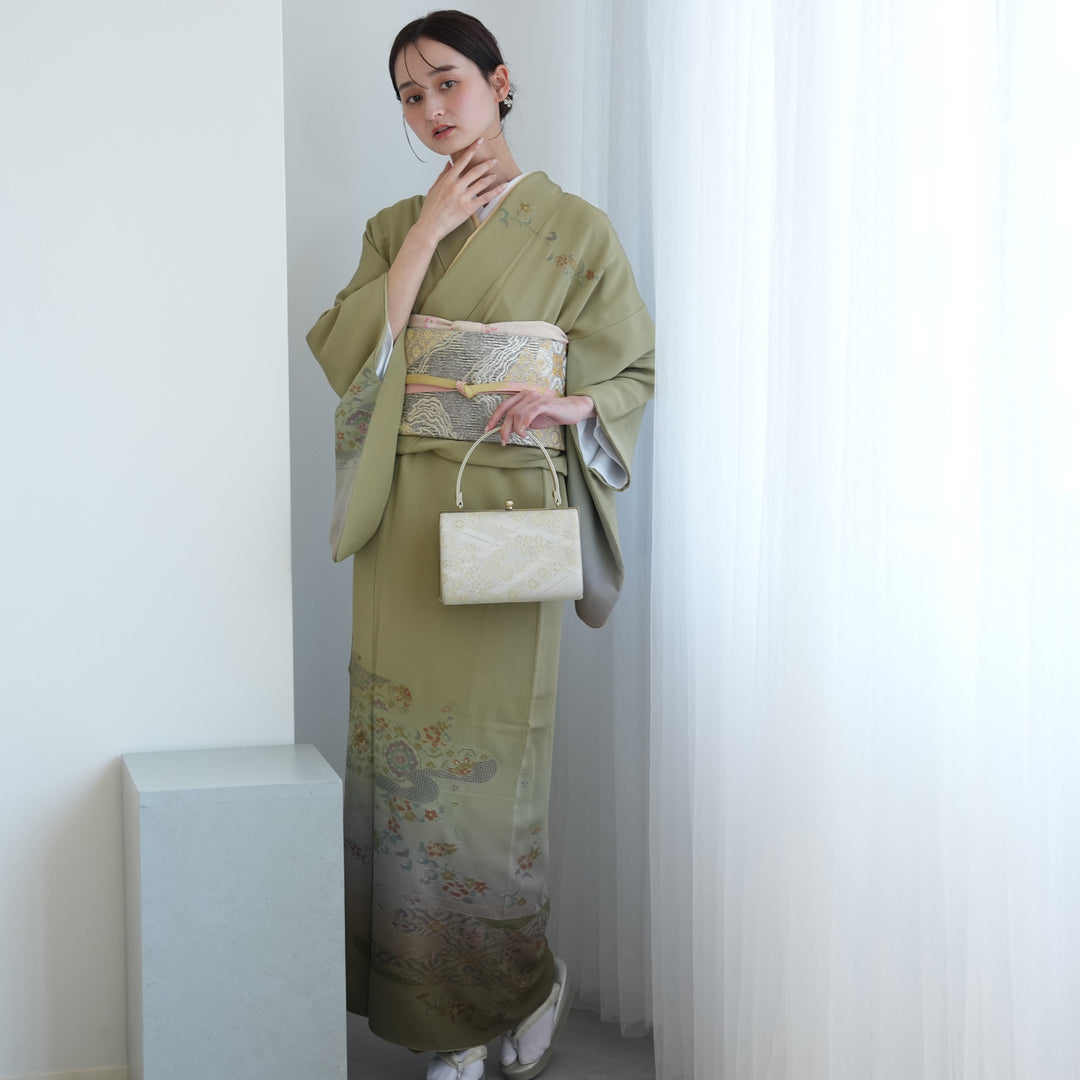 レンタル】訪問着 着物セット きもの 小さめサイズ Sサイズ フォーマル