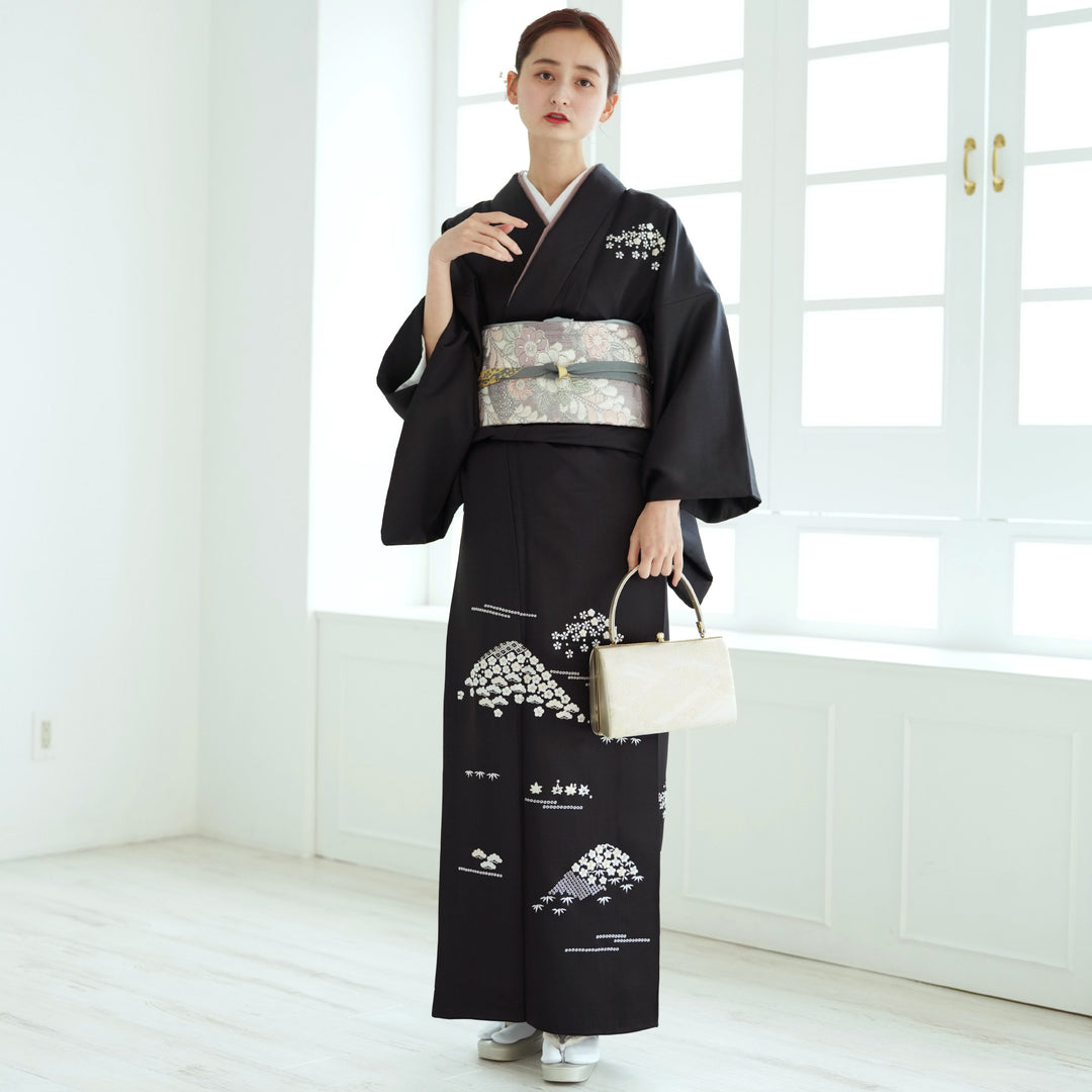 レンタル】訪問着 着物セット きもの フォーマル 結婚式 卒業式 お茶会