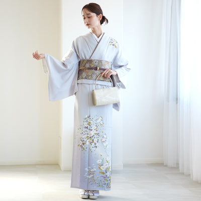 【レンタル】訪問着 着物セット きもの フォーマル 結婚式 卒業式 お茶会 食事会 七五三 お宮参り 往復送料無料（1040606700）