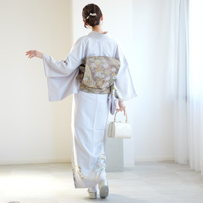 【レンタル】訪問着 着物セット きもの フォーマル 結婚式 卒業式 お茶会 食事会 七五三 お宮参り 往復送料無料（1040606700）