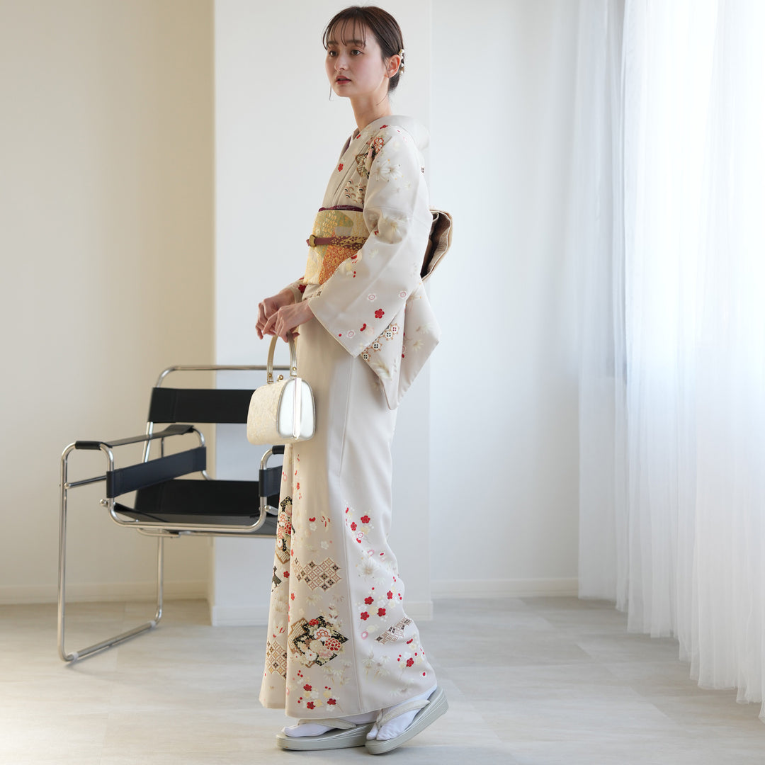 レンタル】訪問着セット JAPAN STYLE 国産生地 結婚式 卒業式 入学式