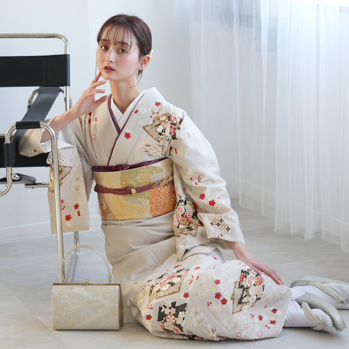 レンタル】訪問着セット JAPAN STYLE 国産生地 結婚式 卒業式 入学式
