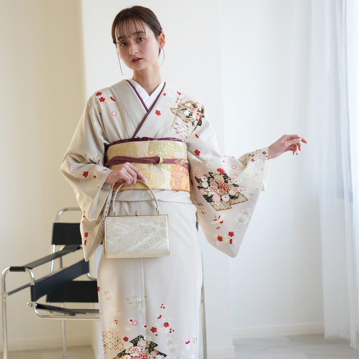 レンタル】訪問着セット JAPAN STYLE 国産生地 結婚式 卒業式 入学式