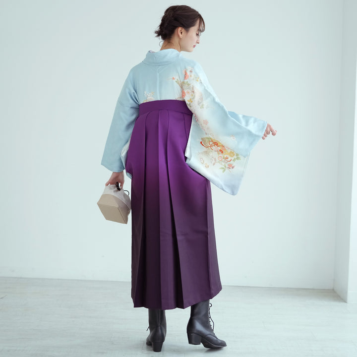 レンタル】 袴 18点セット 訪問着 袴91cm（身長153-158cm） ブーツ着用 