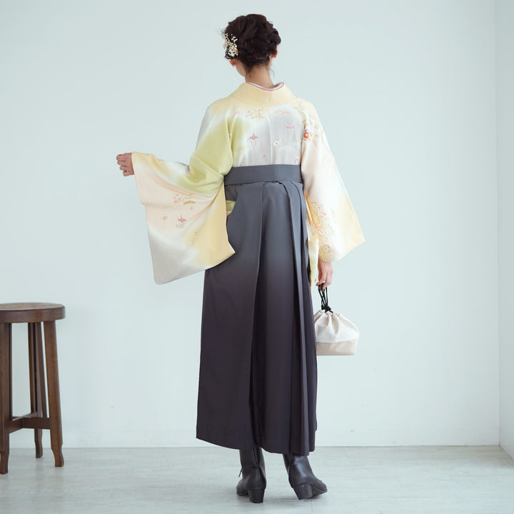 レンタル】 袴 18点セット 訪問着 袴91cm（身長153-158cm