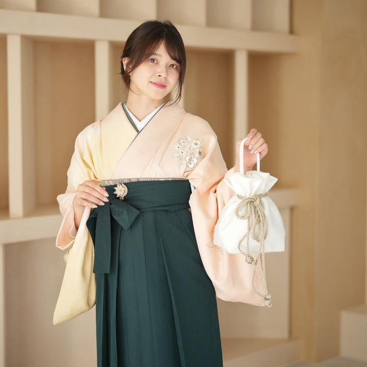 レンタル】 袴 18点セット 訪問着 袴91cm（身長153-158cm） ブーツ着用 