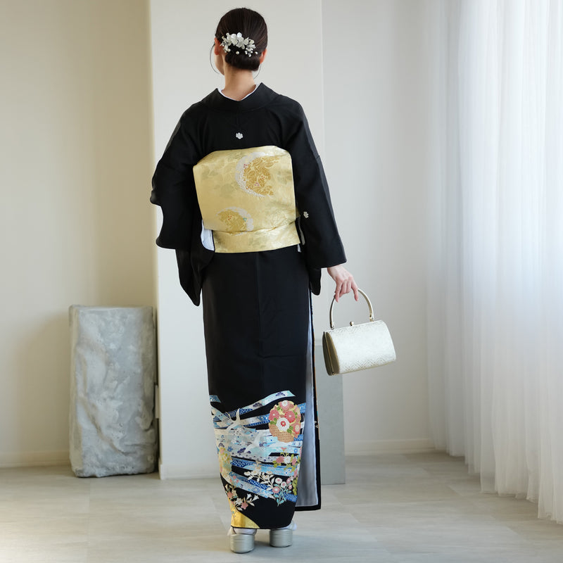 【レンタル】黒留袖 着物セット 桂由美 きもの フォーマル 高級 正絹 結婚式着物  新郎母 新婦母 第一礼装 KOTOHOGI ことほぎ フォトウェディング 往復送料無料（1045601100）