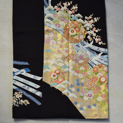 【レンタル】黒留袖 着物セット 桂由美 きもの フォーマル 高級 正絹 結婚式着物  新郎母 新婦母 第一礼装 KOTOHOGI ことほぎ フォトウェディング 往復送料無料（1045601100）