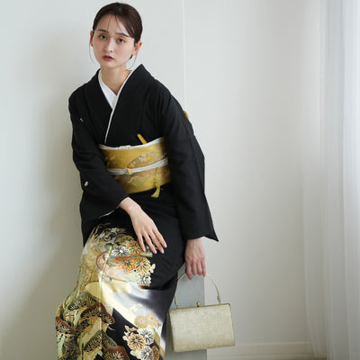 【レンタル】黒留袖 着物セット 桂由美 きもの フォーマル 高級 正絹 結婚式着物  新郎母 新婦母 第一礼装 KOTOHOGI ことほぎ フォトウェディング 往復送料無料（1045601200）