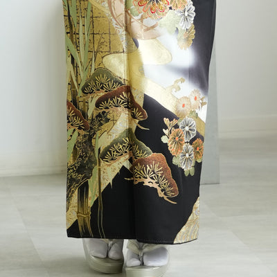 【レンタル】黒留袖 着物セット 桂由美 きもの フォーマル 高級 正絹 結婚式着物  新郎母 新婦母 第一礼装 KOTOHOGI ことほぎ フォトウェディング 往復送料無料（1045601200）