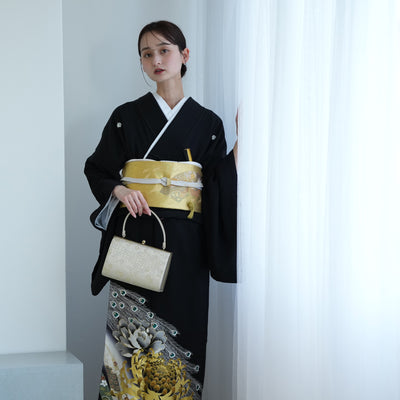 【レンタル】黒留袖 着物セット 桂由美 きもの フォーマル 高級 正絹 結婚式着物  新郎母 新婦母 第一礼装 KOTOHOGI ことほぎ フォトウェディング 往復送料無料（1045601300）