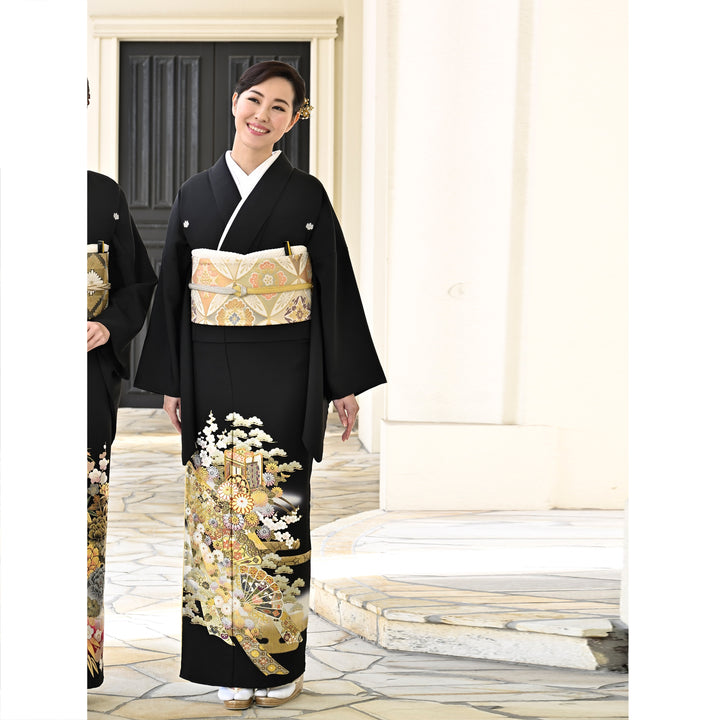 レンタル】黒留袖 着物セット 桂由美 きもの フォーマル 高級 正絹