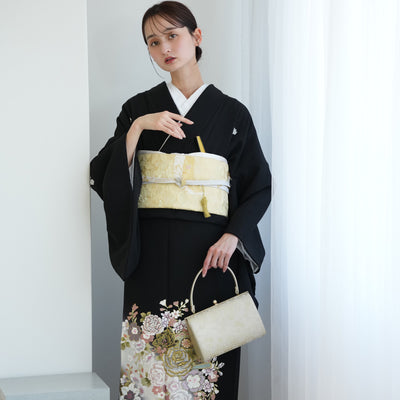 【レンタル】黒留袖 着物セット 桂由美 きもの フォーマル 高級 正絹 結婚式着物  新郎母 新婦母 第一礼装 KOTOHOGI ことほぎ フォトウェディング 往復送料無料（1045602300）