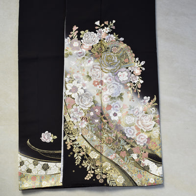 【レンタル】黒留袖 着物セット 桂由美 きもの フォーマル 高級 正絹 結婚式着物  新郎母 新婦母 第一礼装 KOTOHOGI ことほぎ フォトウェディング 往復送料無料（1045602300）