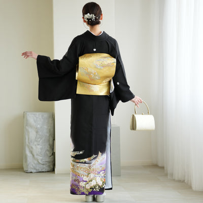 【レンタル】黒留袖 着物セット 桂由美 きもの フォーマル 高級 正絹 結婚式着物  新郎母 新婦母 第一礼装 KOTOHOGI ことほぎ フォトウェディング 往復送料無料（1045602500）