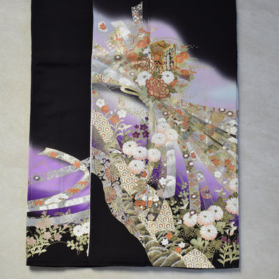 【レンタル】黒留袖 着物セット 桂由美 きもの フォーマル 高級 正絹 結婚式着物  新郎母 新婦母 第一礼装 KOTOHOGI ことほぎ フォトウェディング 往復送料無料（1045602500）