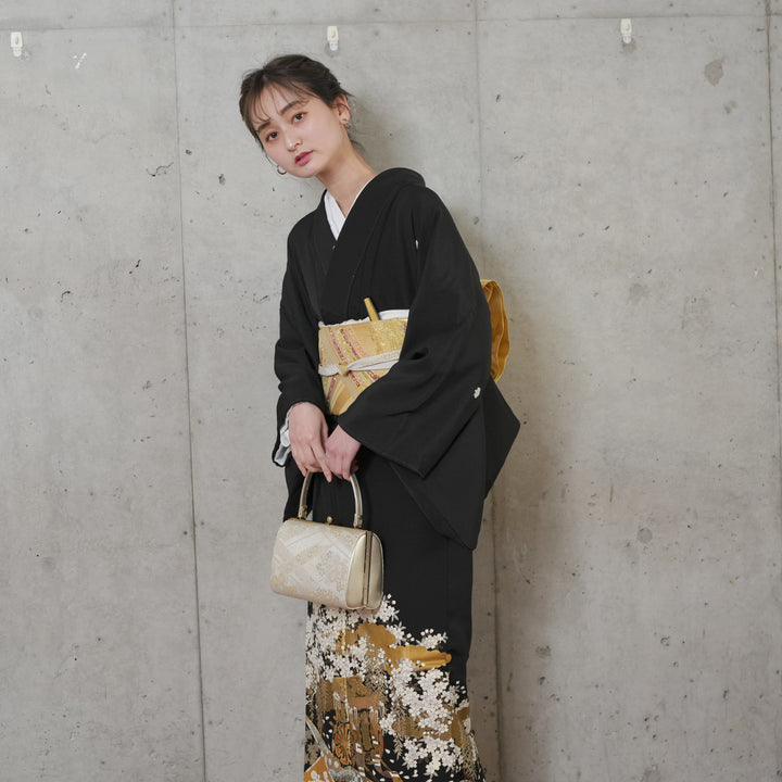 レンタル】黒留袖 着物セット きもの フォーマル 高級 正絹 結婚