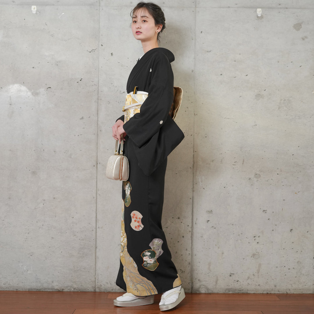 レンタル】黒留袖 着物セット きもの フォーマル 高級 正絹 結婚