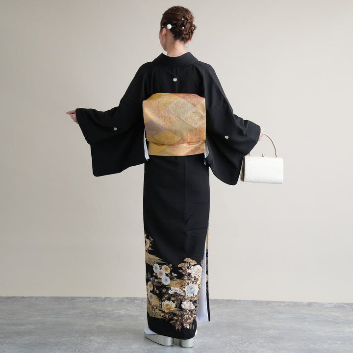レンタル】黒留袖 着物セット きもの フォーマル 高級 正絹 結婚