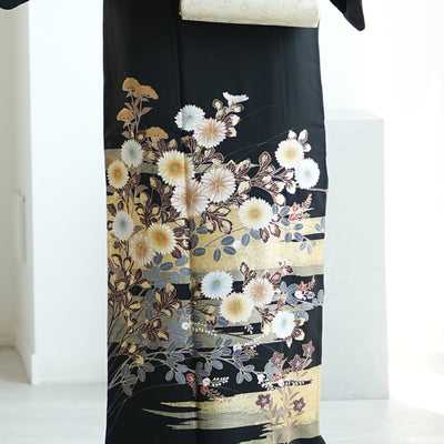 【レンタル】黒留袖 着物セット きもの フォーマル 高級 正絹 結婚式着物  新郎母 新婦母 第一礼装 フォトウェディング 往復送料無料（1045603100）※2025年11月予約空き無し