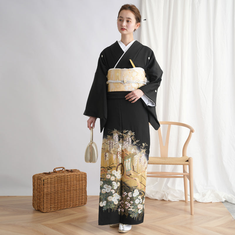 933124223a6袋帯 着物 正絹 仕立て上がり 豪華 帯 和装 和服 礼装 kimono