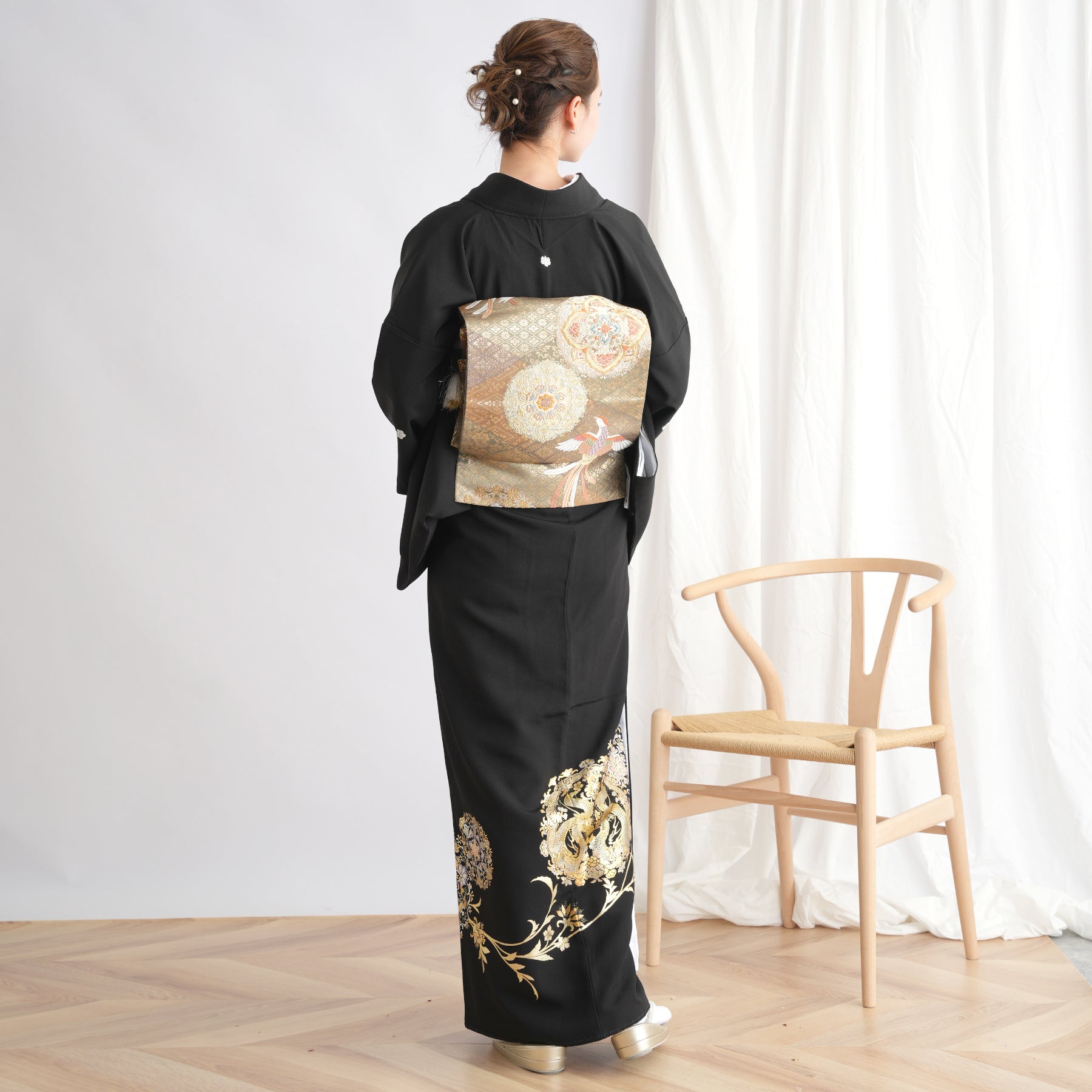 【レンタル】黒留袖 着物セット 桂由美 きもの フォーマル 高級 正絹