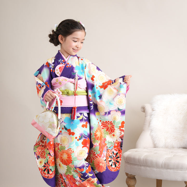 はっちです❣️【着物と帯 時流】O24160◇七五三 7才女の子着物・長襦袢 はっち様専用です❣️【着物と帯 時流】O24160◇七五三 7才