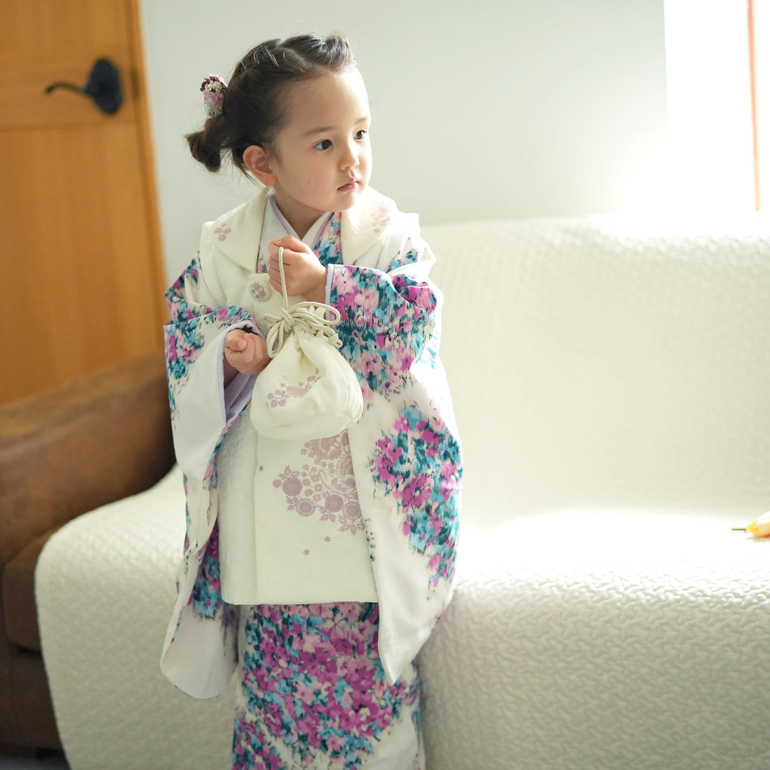 レンタル】七五三 3歳 着物 女の子 JILLSTUART ジルスチュアート 被布