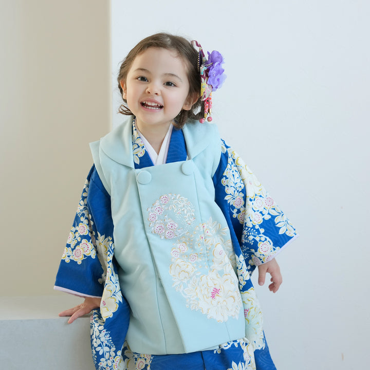 レンタル】七五三 3歳 着物 女の子 NATURAL BEAUTY ナチュラル