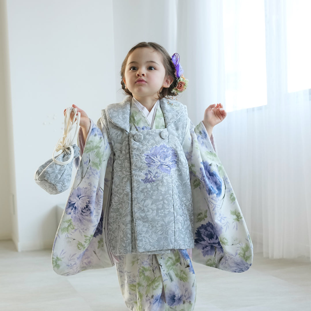 レンタル】七五三 3歳 着物 女の子 JILLSTUART ジルスチュアート 被布
