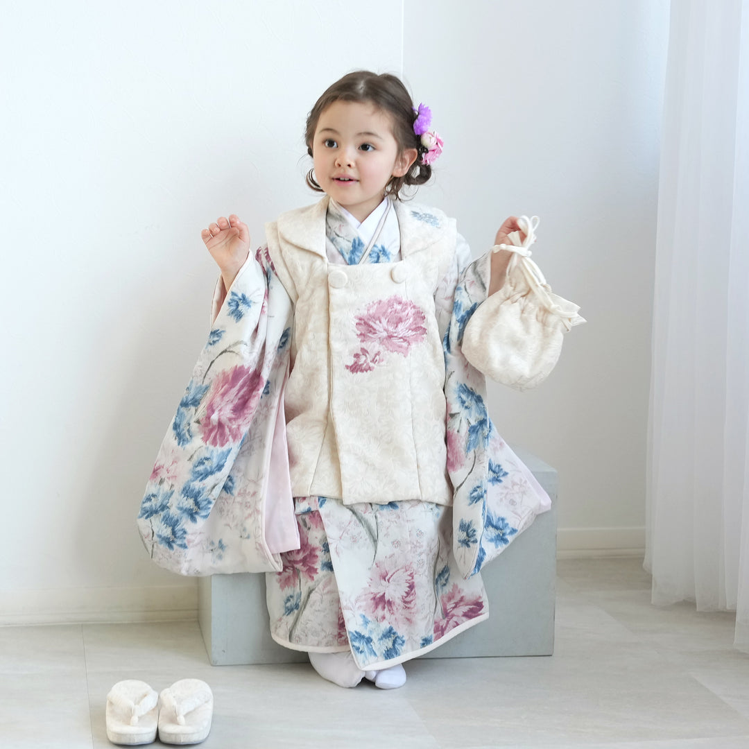 レンタル】七五三 3歳 着物 女の子 JILLSTUART ジルスチュアート 被布