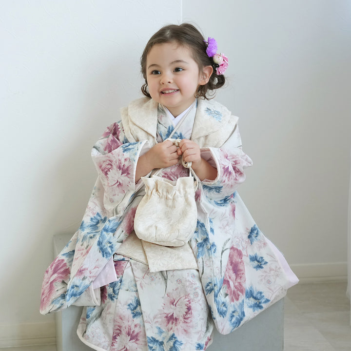 レンタル】七五三 3歳 着物 女の子 JILLSTUART ジルスチュアート 被布