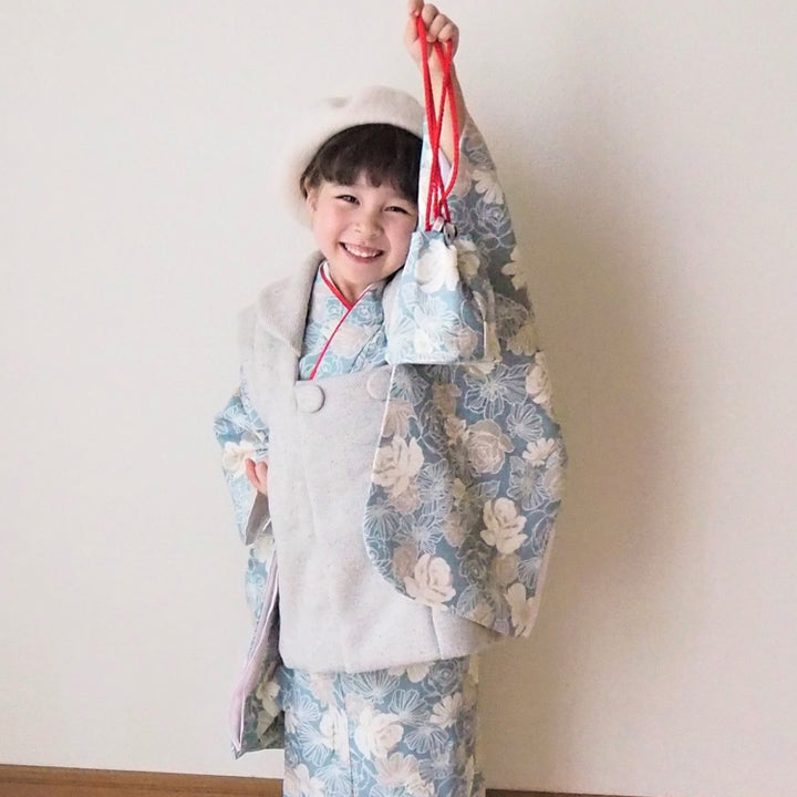 レンタル】七五三 3歳 着物 ひよこ商店 女の子 被布セット 子供 kids