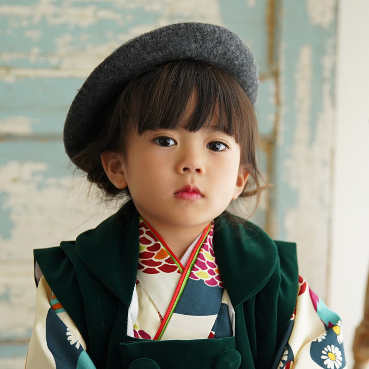 レンタル】七五三 3歳 着物 ひよこ商店 女の子 被布セット 子供 レンタル】七五三 3歳 着物 ひよこ商店 女の子 被布セット 子供