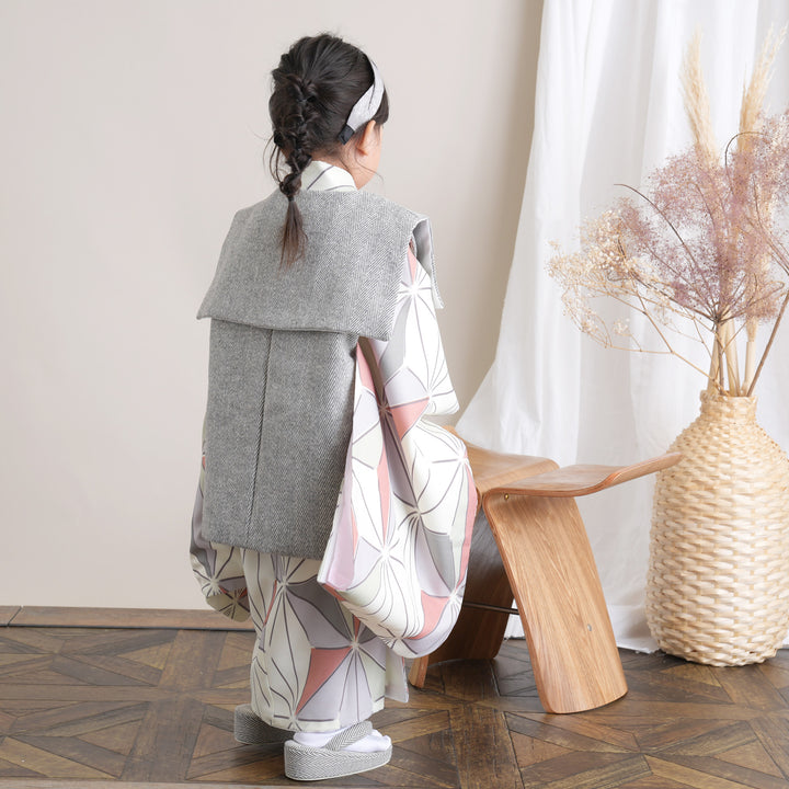 レンタル】七五三 3歳 着物 ひよこ商店 女の子 被布セット 子供 kids