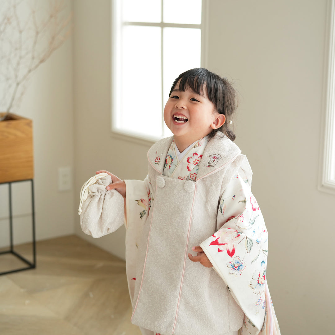 藤田【希少⭐︎セット価格】JILLSTUART  着物　3歳　七五三 NISHIORI JILLSTUART ジルスチュアート レンタル商品 3歳の