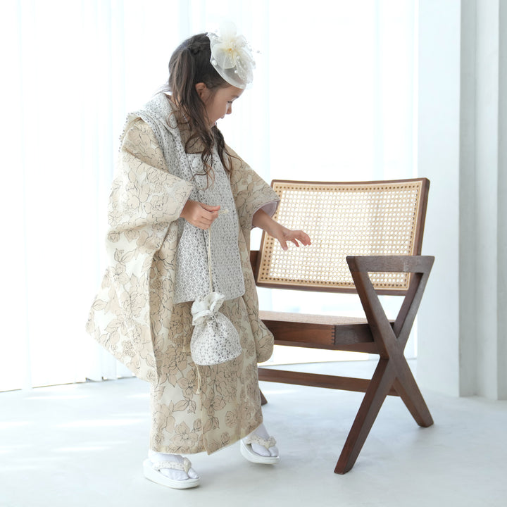 S.mama 七五三 3歳 utatane 被布 レンタル】七五三 3歳 着物 utatane