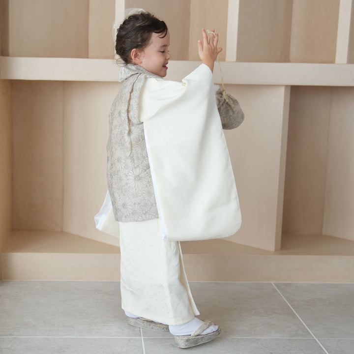 UTATANE 七五三　着物　子供　被布セット レンタル】七五三 3歳 着物 utatane 男の子 被布セット 子供