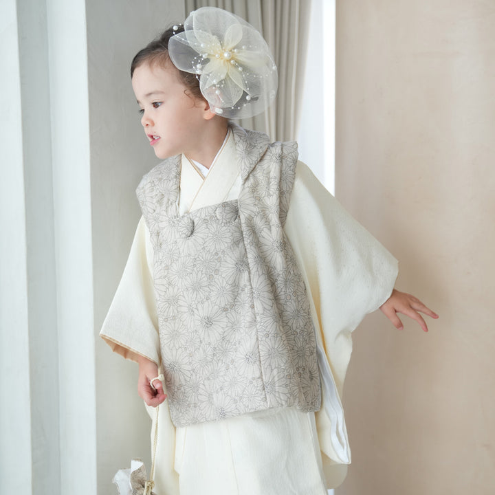 レンタル】七五三 3歳 着物 utatane 女の子 被布セット 子供 kids 三つ