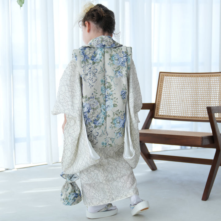 UTATANE 七五三 着物 子供 被布セット レンタル】七五三 3歳 着物 utatane 女の子 被布セット 子供