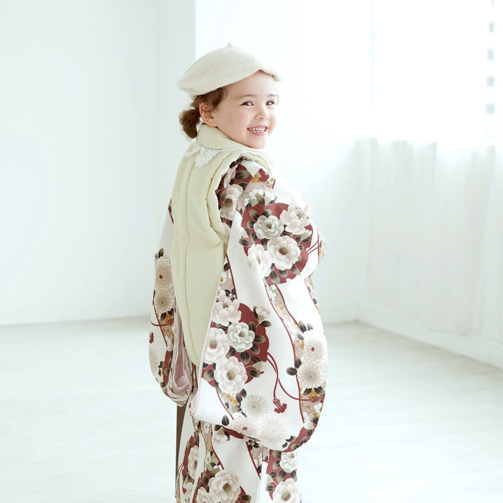 レンタル】七五三 3歳 着物 ひよこ商店 女の子 被布セット 子供 kids