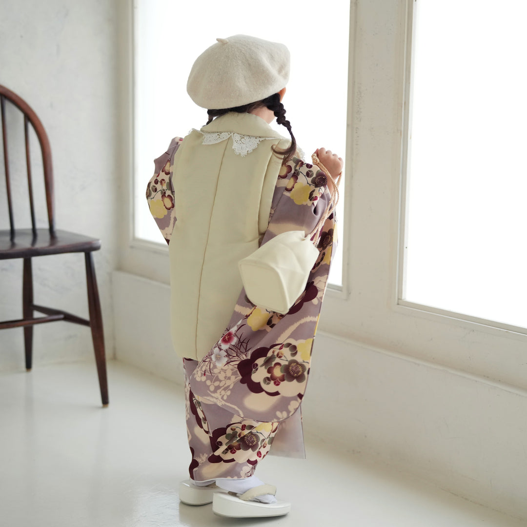 レンタル】七五三 3歳 着物 ひよこ商店 女の子 被布セット 子供 kids